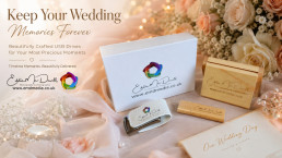 USB Boxes Designed uai Emd Media Wedding Photography & Videography USB Boxes Designed